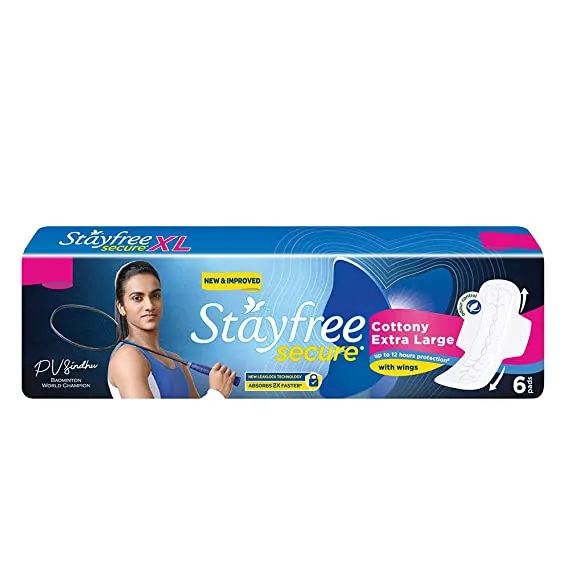 STAYFREE SECURE EX.LARGE 6PAD