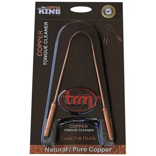 TONGUE CLEANER COPPER 145