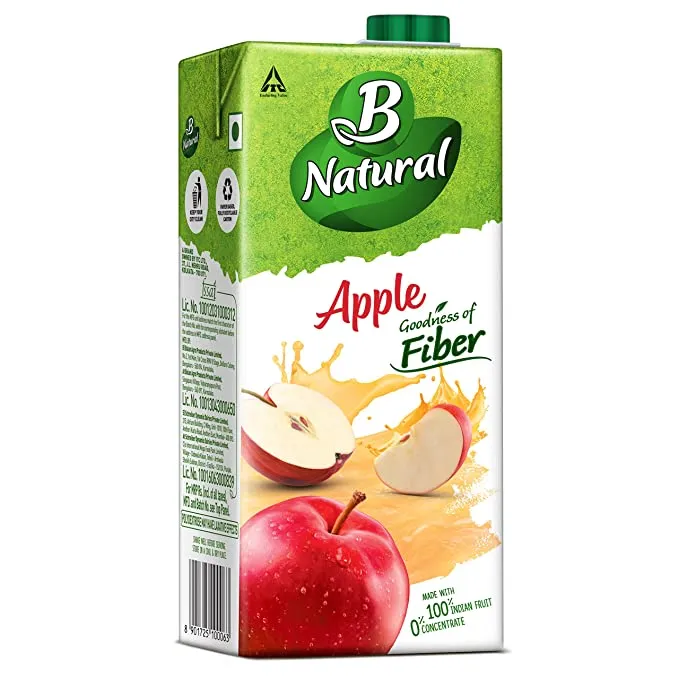 B Natural Apple Juice 1 litre
