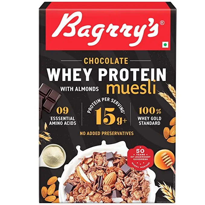Bagrry’s Protein Muesli with Whey Protein 500g