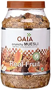 Gaia Crunchy Muesli – Real Fruit, 1 Kg