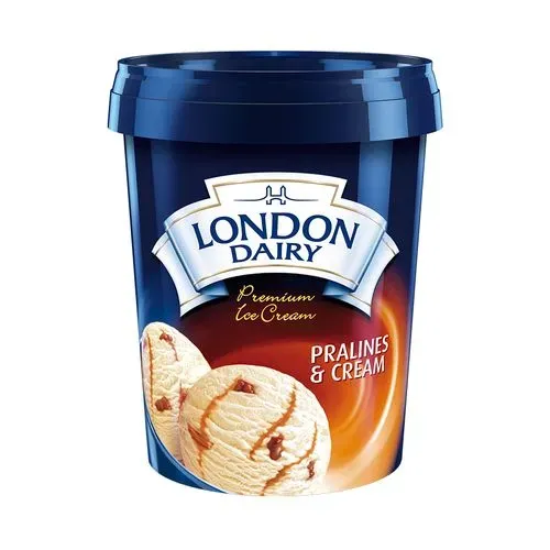 London Dairy Premium Ice Cream Praline and Cream, 500 ml