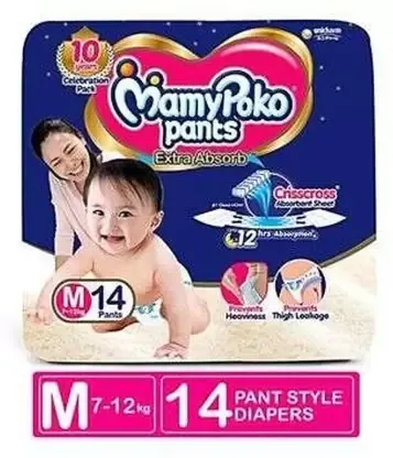MamyPoko Style Diapers Medium M 14