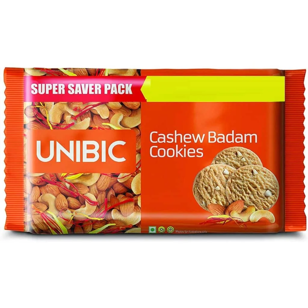 Unibic Cashew Badam Cookies, 300g