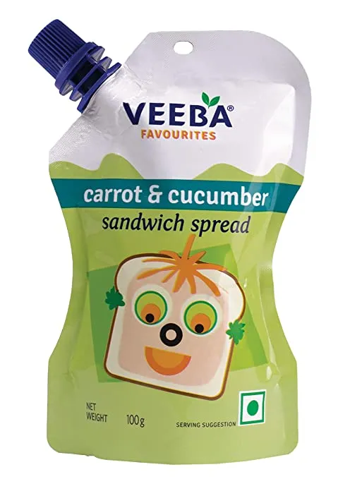 Veeba Carrot and Cucumber Sandwich Spread 100g