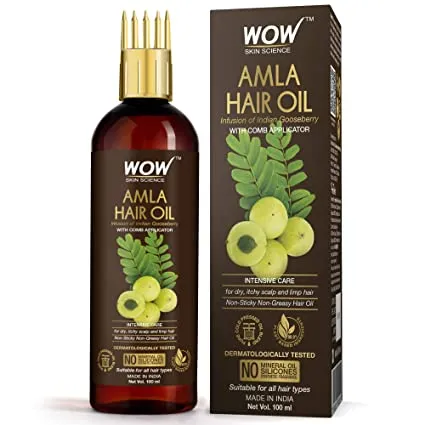 WOW Skin Science Amla Hair Oil 100ml - Gargdastak