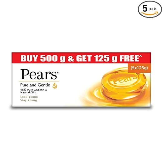 Pears Pure and Gentle 125g Pack of 4