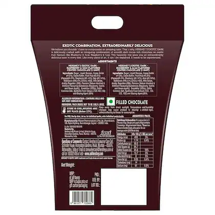 HERSHEY'S EXOTIC DARK GIFT PACK 87GM - Image 2
