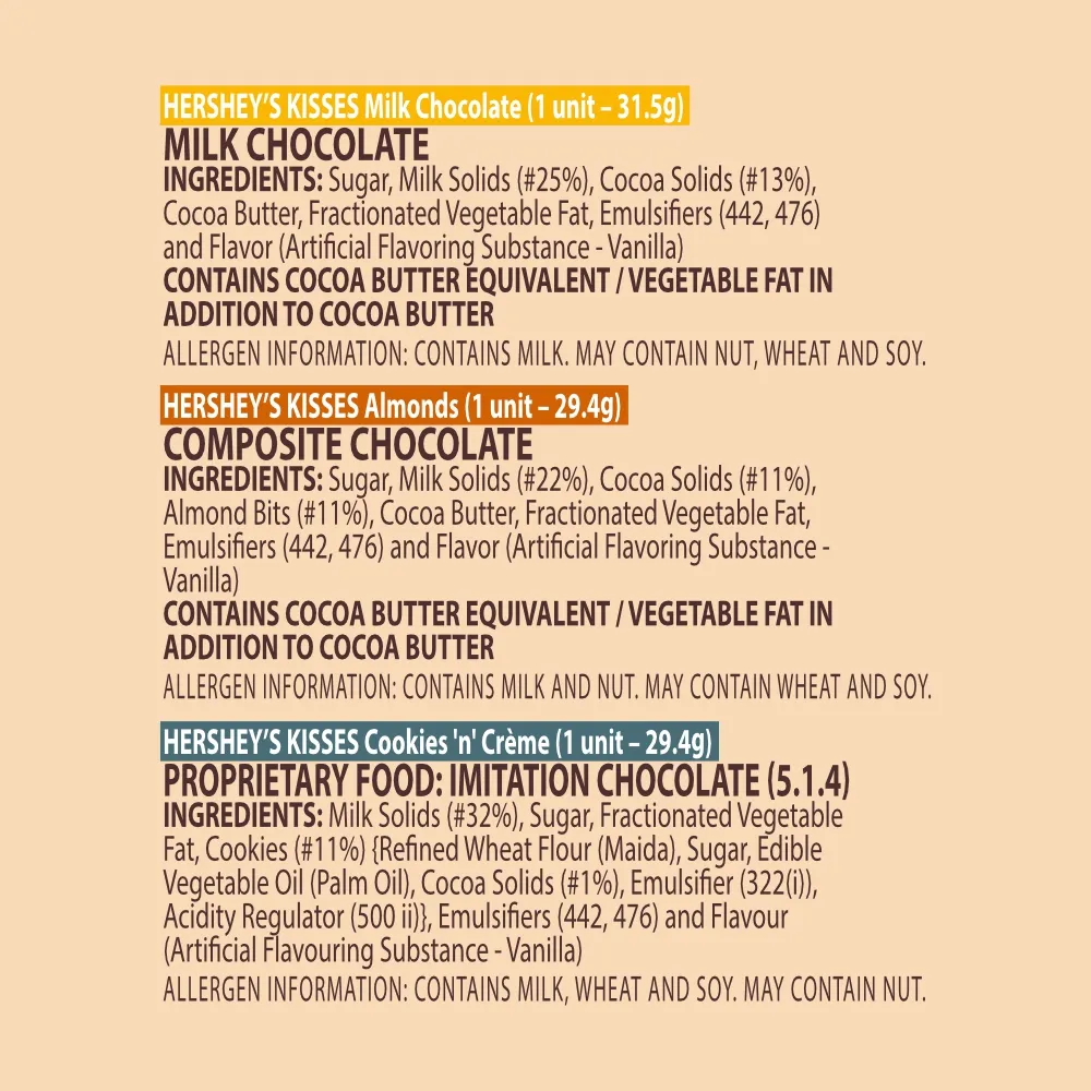 HERSHEY'S KISSES GIFT PACK 90.3G - Image 3