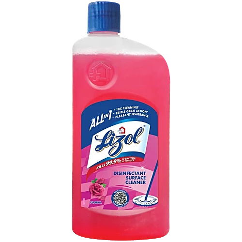 Lizol Disinfectant Surface & Floor Cleaner Floral, 1Ltr