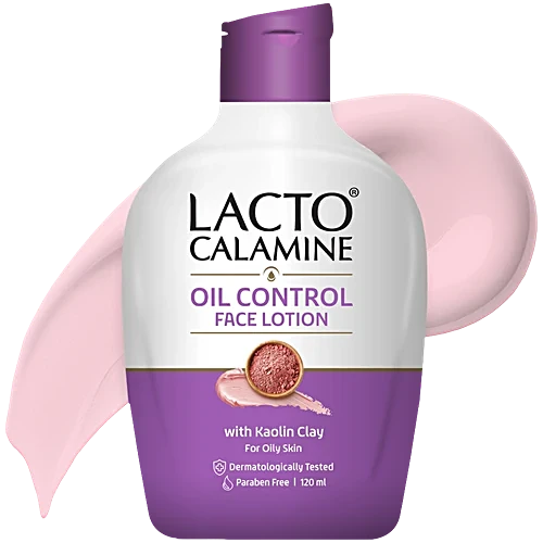 Lacto Calamine Face Lotion With Kaolin Clay For Oily Skin ,120Ml