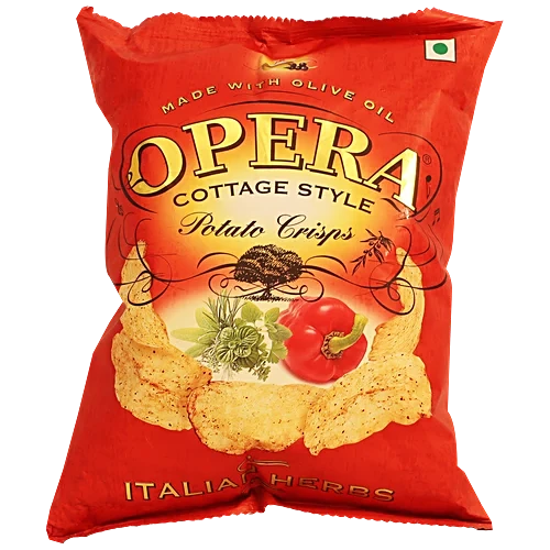 Opera Cottage Style Potato Crisp, Italian Herb, 60G