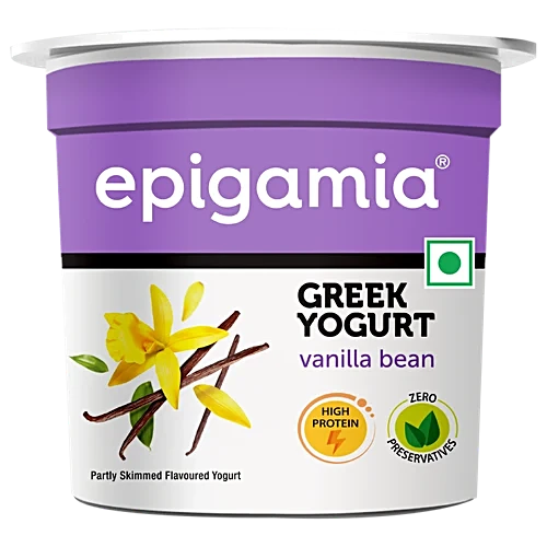 Epigamia Greek Yogurt Vanilla, 90G
