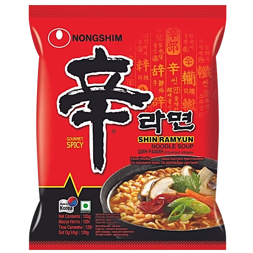 Nongshim Gurmet Spicy Chicken Shin Ramyun Instant Noodle,120gm
