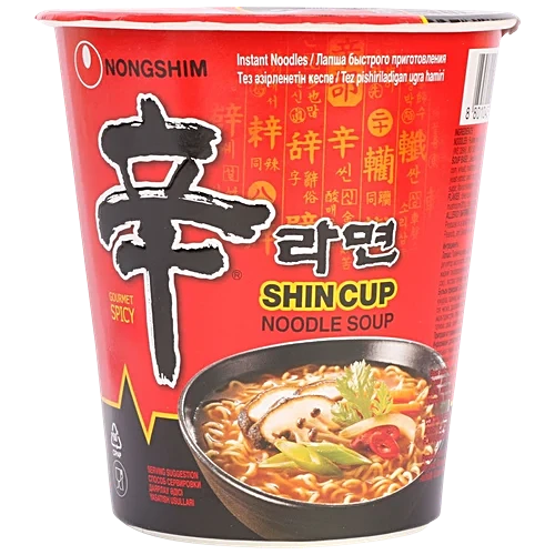 Nongshim Shin Ramyun Instant Noodles Cup , 68Gm