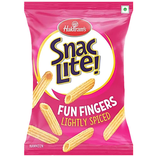 Haldiram's Namkeen Snac Lite Fun Finger, 85Gm