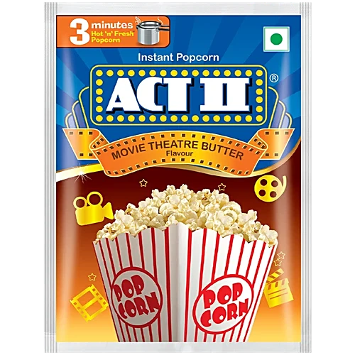Act II Instant Popcorn Movie Theatre Butter, 70Gm