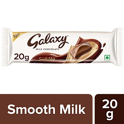 Galaxy Smooth Milk Chocolate Bar, 20Gm