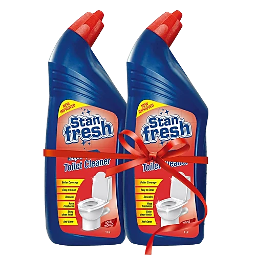 Stanfresh Toilet Cleaner – Rose , 1Ltr ( Pack Of 2)