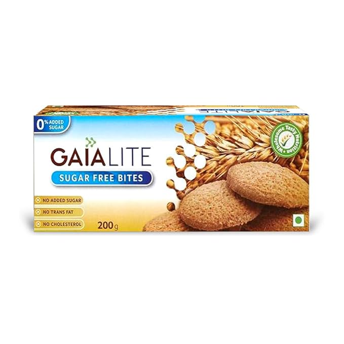 Gaia Lite Sugar Free Coconut Cookies, 200G