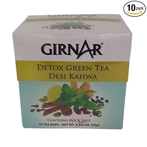 Girnar Detox Desi Kahwa Green Tea, 10N