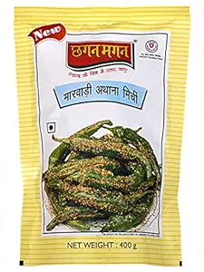 Chhagan Magan Green Chili Pickle ,200G
