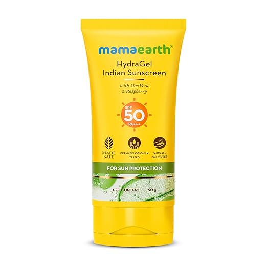 Mamaearth Hydragel Indian Sunscreen Spf 50, 50Gm