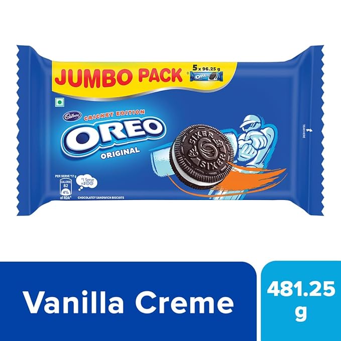 Cadbury Oreo Chocolate Creme Biscuit Pack, 481.25Gm