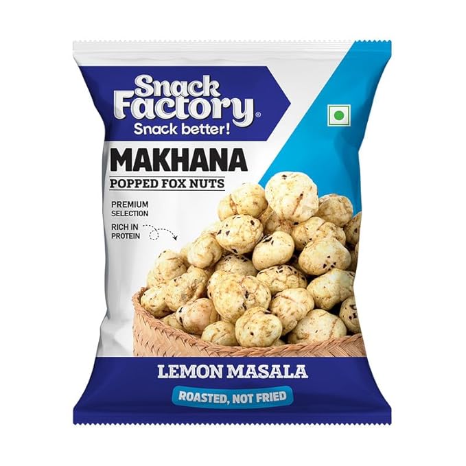 Baba Snack Factory Makhana Lemon Masala Twist ,15Gm