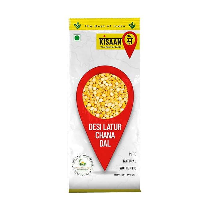 Kisaansay Chana Dal Desi Latur, 500G