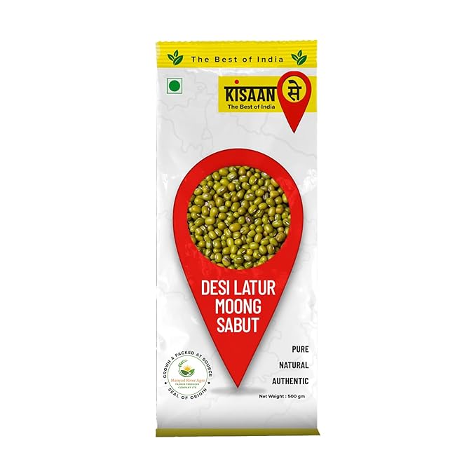 Kisaansay Moong Dhuli Desi Latur, 500G