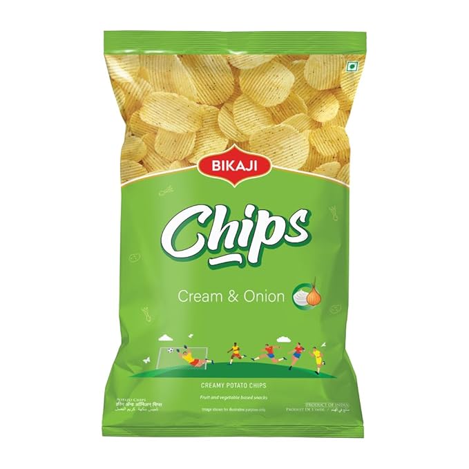 Bikaji Chips Cream N Onion 100Gm