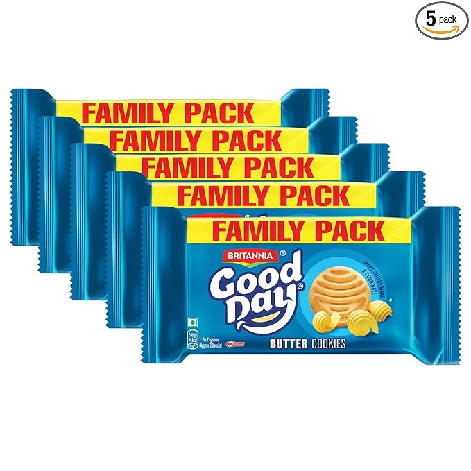 Britannia Good Day Butter Biscuits, 5*120Gm