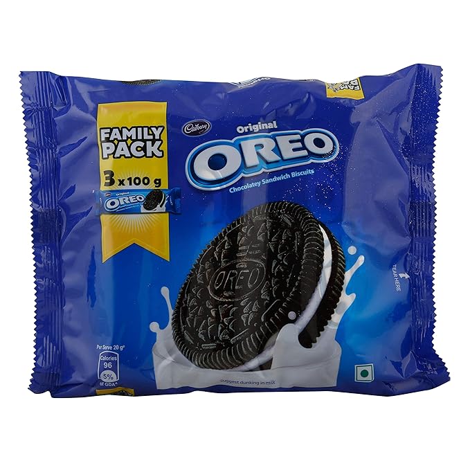 Cadbury Oreo Vanilla Creme Biscuit Pack, 300Gm