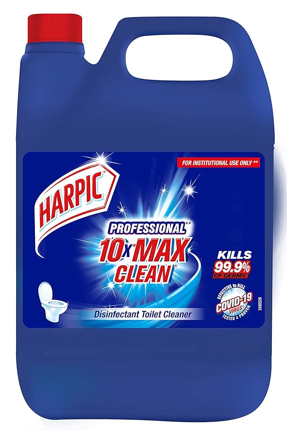 Harpic Disinfectant Toilet Cleaner Liquid, Original 5Ltr