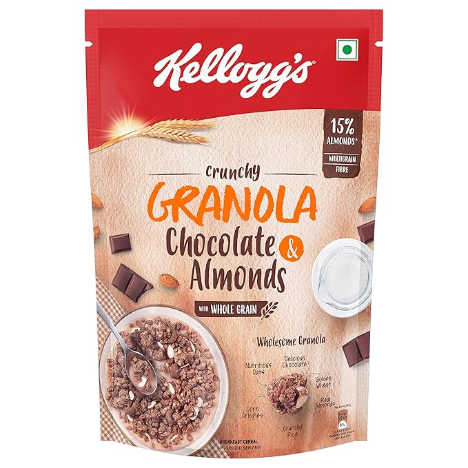 Kellogg’s Granola Chocolate & Almond , 450Gm
