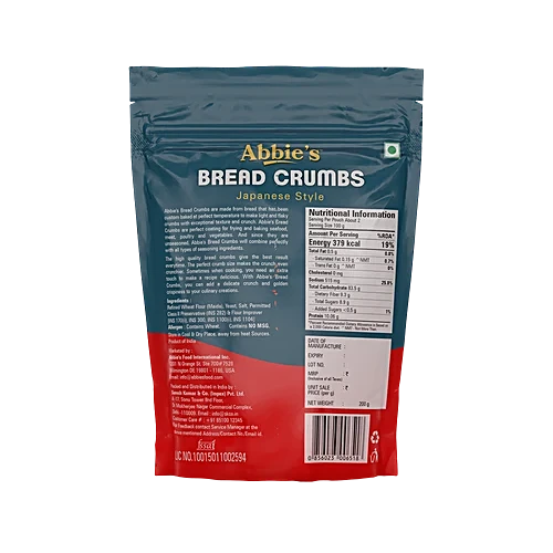 ABBIES BREAD CRUMBS 200GM - Image 2