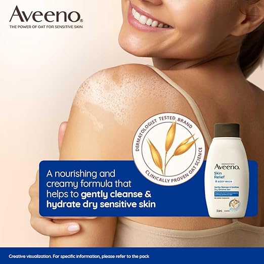 AVEENO SKIN RELIEF BODY WASH 354ML - Image 4