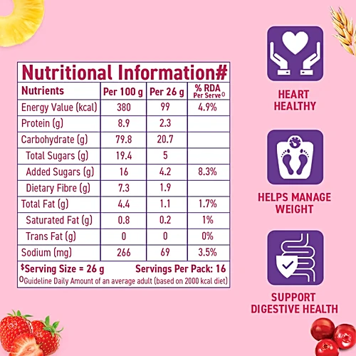 BAGRRY`S CRUNCHY MUESLI NUTTY FRUITY 425GM - Image 3