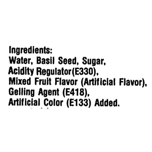 COOLZAA BASIL SEED DRINK MIX FRUIT 290ML - Image 2