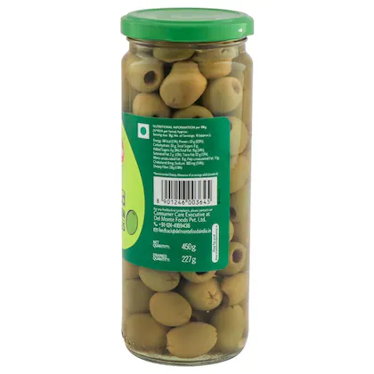 DEL MONTE PITTED GREEN OLIVE 450G - Image 2