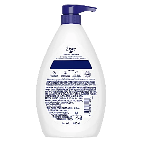 DOVE BODY WASH DEEP MOISTURE 800ML - Image 2