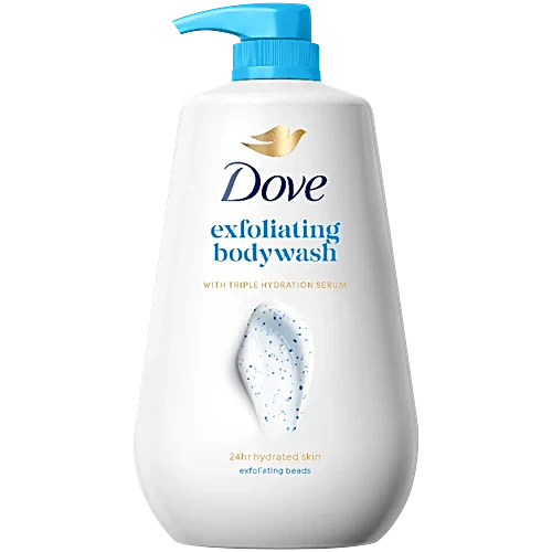 DOVE BODY WASH GENTLE EXFOLIATING 825ML