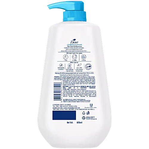 DOVE BODY WASH GENTLE EXFOLIATING 825ML - Image 2