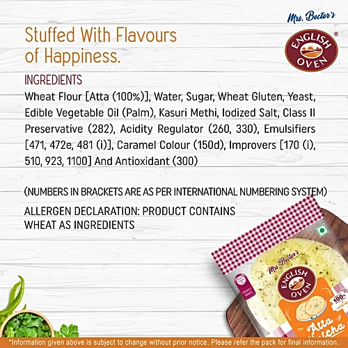 ENGLISH OVEN ATTA KULCHA 250G - Image 3