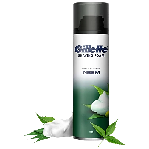GILLETTE SHAVING FOAM NEEM 196GM