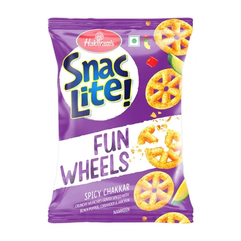 HALDI RAM SNAC LITE FUN WHEELS 85GM