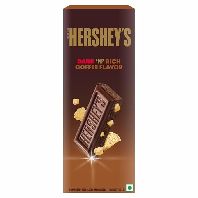 HERSHEY`S CHOCOLATE DARK N RICH COFFEE 100G