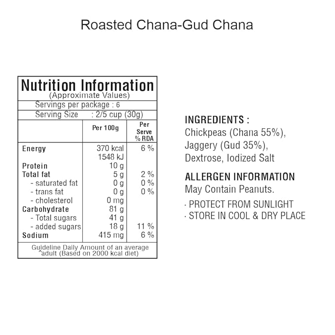 JABSONS GUR CHANNA 150G - Image 3