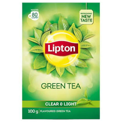 LIPTON GREEN TEA CLEAR & LIGHT 100G